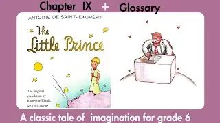 The Little Prince &ndash; Chapter 9 | Goodbye to the Flower & Volcanoes (Grade 6 English Literature)
