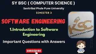 Sy BCS || Sem 3 || Software Engineering || 1.Introduction to Software Engineering || Imp que Ans ||