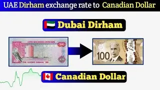 Dubai dirham to Canadian Dollar | How much 1 Dubai Dirham rate in Canadian Dollar | Dubai news