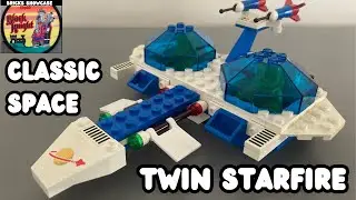 Bricks Showcase review of Vintage 1987 Classic Space Lego Twin Starfire set 1499