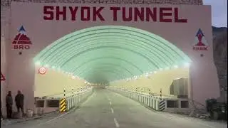 D M inaugurated Shyok Tunnel ,925 M