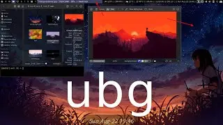 ubg | Change wallpaper background and lockscreen image and auto-set accent colors in dwm | linux