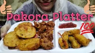 Eating home made pakora Platter, conversation topic is which type of student were you & comments 
