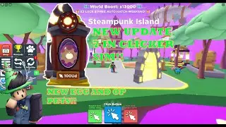 NEW UPDATE 7 IN CLICKER SIMULATOR!! NEW STEAMPUNK ISLAND!! NEW STEAMPUNK EGG!!