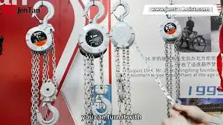 Introduce Aluminum Light Weight 1/4 Ton Mini Chain Hoist Block Light Duty For Construction For You