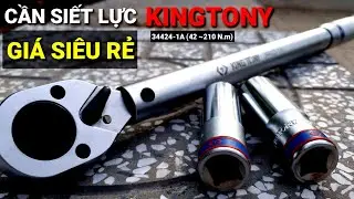 REVIEW Cần siết chỉnh lực Kingtony 34423-1A 1/2 42-210 Nm | Gi&aacute;: 550.000vnđ  [Clip Test thực tế ]