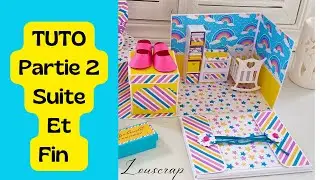 Tuto partie 2 boîte explosion bébé ma première année #scrapbook #scrapbooking #tutorielscrap