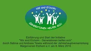 B&uuml;rgerverein Etzhorn e.V. - Wir sind Etzhorn - Generationen helfen sich