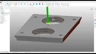 Internal Thread multi Start PowerMill
