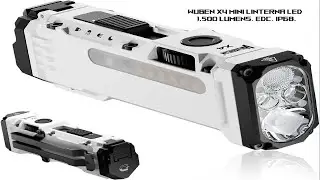 WUBEN X4 Mini Linterna Led 1.500 Lumens, EDC, IP68.