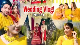 ANUKRITI WEDDING VLOG Part- 1 ❤️💛 #AnuRaj ki Shaadi