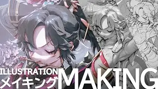 【グリザイユ画法：メイキング111】ハンターの意志