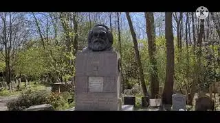 Greatest Mind (Karl Marx's )Tomb in Highgate Cemetery, London.