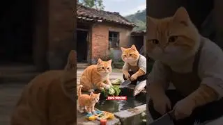 Lovely Cat Family 🥰 #catanimation #animatedcats #funnycats #aianimation #catreaction #cat #catlovers
