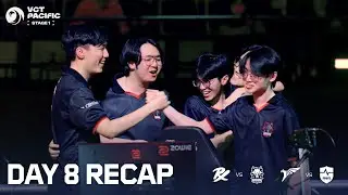 VCT Pacific Stage 1 2025 Day 8 Highlights