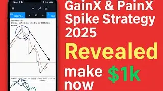 REVEALED STRATEGY|| GainX & Painx Spike M1 Strategy 2025 || also use for boom crash Phone strategy
