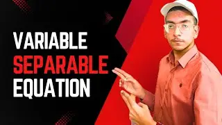 Variable separable Equation | In Urdu and Hindi 💯 | #mathstricks #maths #mathematics