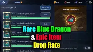 MIR4 Rare Blue Dragon Box & Epic Item Drop Rate