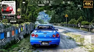 Racing Master Gameplay 4k Max Graphics Nissan Skyline GTR R34 🔥