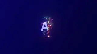 Logo Reveal Digital Glitch and Vanish Dissolve Animation