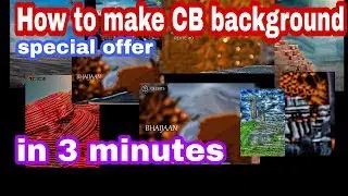 cb editing background hd | DSLR blur effect | how to make cb background in 3 minutes
