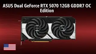 Graphics Card ASUS Dual GeForce RTX 5070 12GB GDDR7 OC Edition | TEST | English