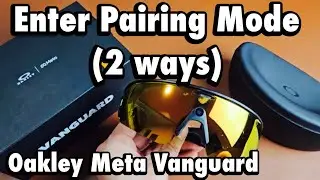 Oakley Meta Vanguard: как войти в режим сопряжения (2 способа)