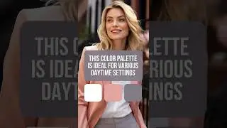 Peach Color Combo #styletips #colorpalette #aiimagery
