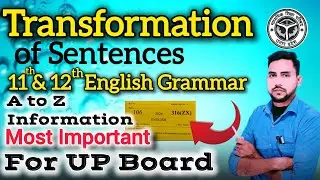 Transformation of Sentences| #transformation |#vksir 