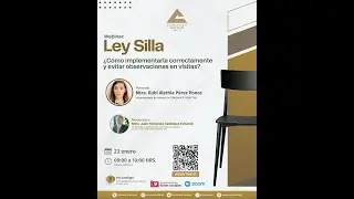 #EnVivo | Webinar: Ley Silla ¿Cómo implementarla correctamente y evitar observaciones en visitas?