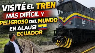 Este es el tren más peligroso del mundo y está en Ecuador 😨🚆