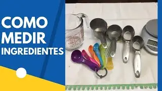 Como Medir Mis Ingredientes