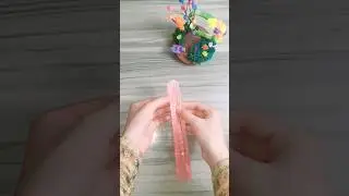 DIY glitter sheet rose flower making | Easy flower idea #diy #viral