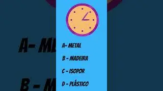 QUAL MATERIAL ABAIXO FUNCIONA COMO CONDUTOR T&Eacute;RMICO? #ci&ecirc;ncia#desafio
