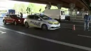 Madrid police enforce partial lockdown