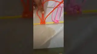 right hand side half square knot macrame art...