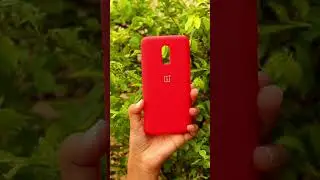 Red Original Silicone case for Oneplus 6t