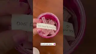 Gratitude box 💖 If you want sample sentences for gratitude, read first comment #gratitude #box #art