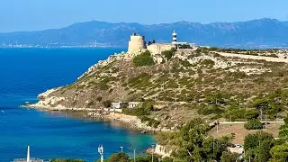 ☀️Walking in Cagliari, Sardinia [4K] | hike of Sella del Diavolo  🗻 | August 2024