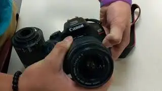 Как поменять объектив на камере Canon