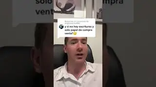 Que pasa si no tengo escritura y solo papel de compra venta?