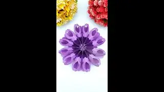 Paper Cutting Snowflake Design | Easy Paper Snowflakes Tutorial