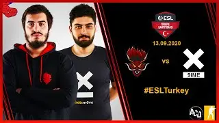 T&uuml;rkiye'nin En İyi CS:GO Takımı Hangisi? / Sangal vs. 9INE / ESL Turkey Championship Summer 2020