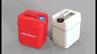 Gallon / Water Bottle Solidwork | Solidworks Beginner Tutorial 17 | How to Design Oil Gallon CAD CAM