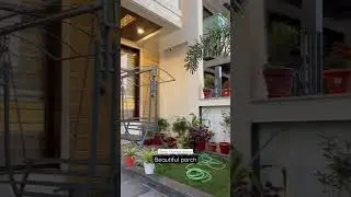 Beautiful mini garden in porch area | house design