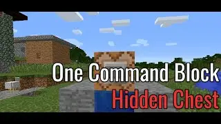 Minecraft Tutorial 2015 One Command Block Hidden Chest