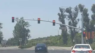 (Part 2 of 3) Traffic Lights Flashing Red on Portola and Orchard Hills