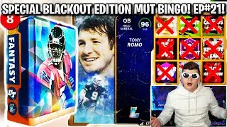 SPECIAL BLACKOUT EDITION MUT BINGO! MUT BINGO EPISODE 21! | MADDEN 22 ULTIMATE TEAM