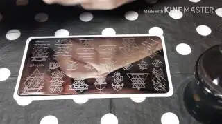 Review: Black Born Pretty Clear Jelly Stamper, Geometrical Stamping Plate & Nicole Diary Polishes