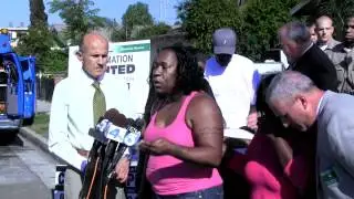 Sheriff Lee Baca holds news conference for Unique Russell